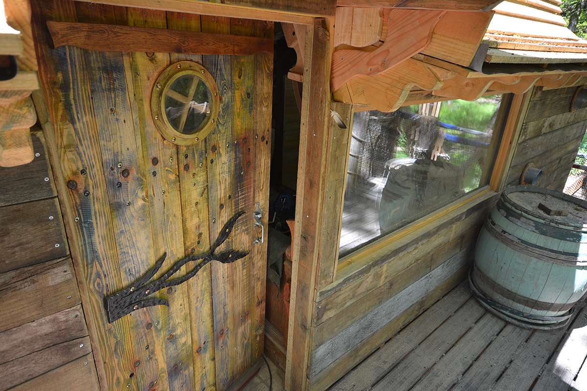 Porte d'entrée du bateau