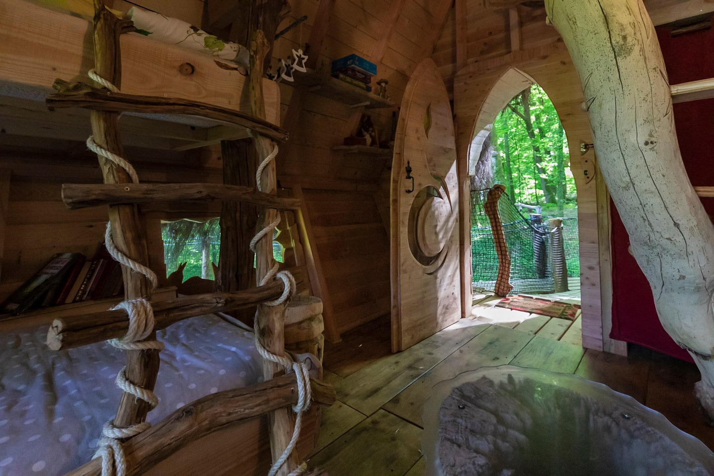 Intérieur cabane féérique