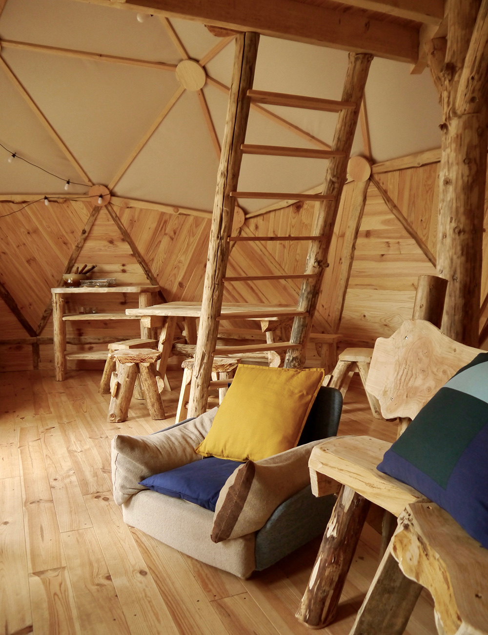 Agencement intérieur dôme